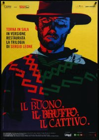 3m0216 GOOD, THE BAD & THE UGLY Italian 1sh R2014 Clint Eastwood, different design by La Boca!