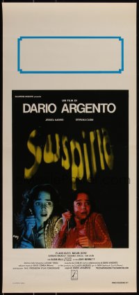 3m0459 SUSPIRIA Italian locandina 1977 classic Dario Argento horror, terrified Stefania Casini!