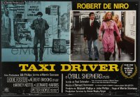 3m0451 TAXI DRIVER Italian 18x26 pbusta 1976 Robert De Niro chases and grabs Cybill Shepherd!