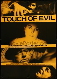 3m0512 TOUCH OF EVIL Japanese 29x41 R1980s Orson Welles, Charlton Heston & Janet Leigh, different!