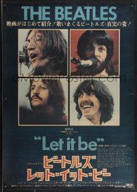 3m0634 LET IT BE Japanese 1970 Beatles, John Lennon, Paul McCartney, Ringo Starr, George Harrison!