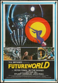 3m0191 FUTUREWORLD Lebanese 1976 really cool completely different artwork by Renato Casaro!