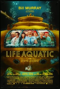 3m0890 LIFE AQUATIC WITH STEVE ZISSOU int'l advance DS 1sh 2004 Wes Anderson, Bill Murray & Owen Wilson!