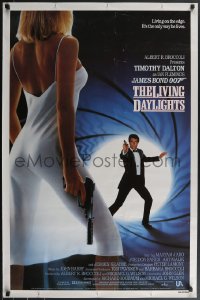 3m0893 LIVING DAYLIGHTS int'l 1sh 1987 Timothy Dalton as the most dangerous James Bond ever!