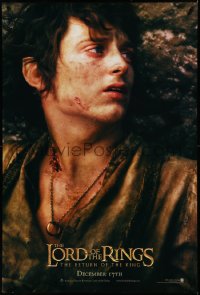 3m0904 LORD OF THE RINGS: THE RETURN OF THE KING teaser 1sh 2003 Elijah Wood as tortured Frodo!