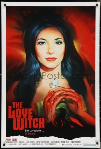 3m0905 LOVE WITCH 1sh 2017 Robinson in title role as Elaine, vintage-style art by Koelsch!