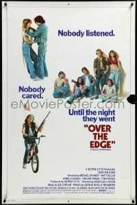 3m0926 OVER THE EDGE 1sh 1979 Jonathan Kaplan, nobody listened to the kids, Gehm art!