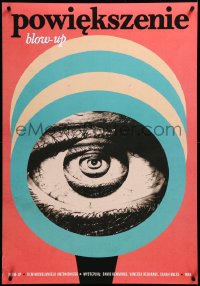 3m0238 BLOW-UP Polish 27x39 commercial poster 2010s Michelangelo Antonioni, fantastic art of eyes!