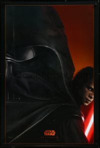 3m0954 REVENGE OF THE SITH teaser DS style A 1sh 2005 Star Wars Episode III, Christensen as Vader!