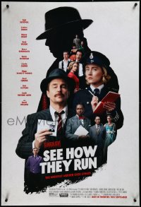 3m0969 SEE HOW THEY RUN advance DS 1sh 2022 Sam Rockwell, Dickinson as Richard Attenborough!