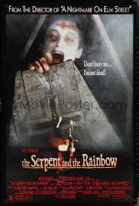 3m0971 SERPENT & THE RAINBOW 1sh 1988 directed by Wes Craven, don't bury me, I'm not dead!