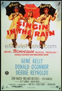 3m0979 SINGIN' IN THE RAIN DS 1sh R2000 Gene Kelly, Donald O'Connor, Debbie Reynolds!