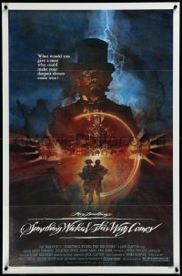 3m0986 SOMETHING WICKED THIS WAY COMES 1sh 1983 Ray Bradbury, Jason Robards, David Grove art!