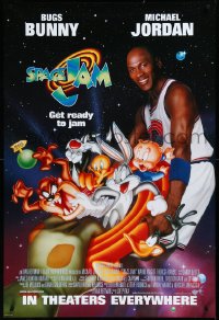 3m0987 SPACE JAM int'l 1sh 1996 Michael Jordan & Bugs Bunny with cast in outer space!