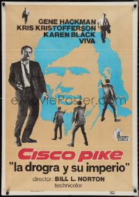 3m0368 CISCO PIKE Spanish 1975 Gene Hackman, Kris Kristofferson, completely different & ultra rare!