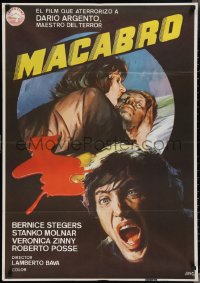 3m0395 MACABRE Spanish 1981 Bava Italian horror thriller, completely different & ultra rare!