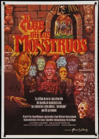 3m0398 MONSTER CLUB Spanish 1983 Vincent Price, Roy Ward Baker, artwork of wacky monsters!