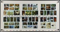 3m0106 STAR WARS printer's test 18x34 Italian special poster 1996 images from the original trilogy!