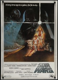 3m0105 STAR WARS 20x28 special poster R1982 A New Hope, Lucas classic sci-fi epic, art by Jung!