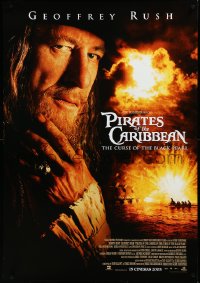 3m0229 PIRATES OF THE CARIBBEAN advance Swiss 2003 Geoffrey Rush, Curse of the Black Pearl!