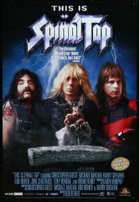 3m0048 THIS IS SPINAL TAP 27x40 video poster R2000 Rob Reiner heavy metal rock & roll cult classic!