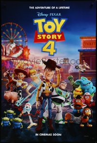 3m1030 TOY STORY 4 int'l teaser DS 1sh 2019 Walt Disney, Pixar, Woody, Buzz Lightyear and cast!