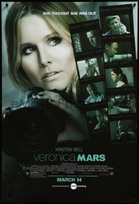 3m1054 VERONICA MARS advance DS 1sh 2014 close-up of sexy Kristen Bell in title role!