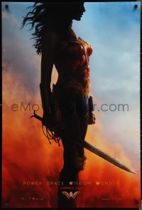 3m1066 WONDER WOMAN teaser DS 1sh 2017 sexiest Gal Gadot in title role/Diana Prince, profile image!