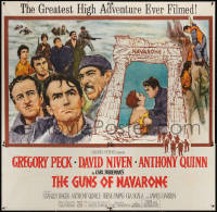 3p0319 GUNS OF NAVARONE 6sh 1961 Gregory Peck, David Niven & Anthony Quinn by Howard Terpning!