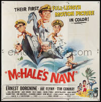 3p0325 McHALE'S NAVY 6sh 1964 great art of Ernest Borgnine, Tim Conway, Flynn & cast, ultra rare!