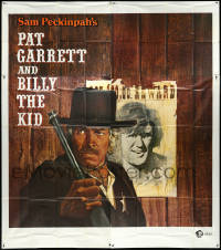 3p0330 PAT GARRETT & BILLY THE KID 6sh 1973 James Coburn, Kristofferson, Lesser art, ultra rare!