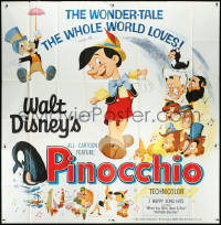 3p0332 PINOCCHIO 6sh R1962 Disney classic fantasy cartoon about a wooden boy who wants to be real!