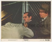 3p1911 CHINATOWN 8x10 mini LC #2 1974 classic c/u of Nicholson's nose being cut by Roman Polanski!