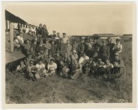 3p1916 COCK OF THE AIR candid 8x10 still 1932 portrait of Howard Hughes, Chester Morris, cast & crew!