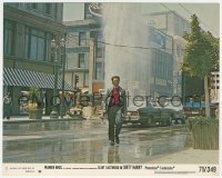 3p1931 DIRTY HARRY 8x10 mini LC #7 1971 great image of Clint Eastwood walking street with gun drawn!