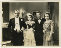 3p1933 DODSWORTH 8x10 still 1936 Walter Huston, Ruth Chatterton, Paul Lukas & Mary Astor portrait!