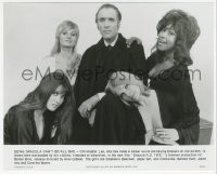 3p1941 DRACULA A.D. 1972 7.75x9.5 still 1972 portrait of vampire Christopher Lee & his sexy victims!