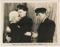 3p1976 GOLDIE 8x10.25 still 1931 Warren Hymer between sexy Jean Harlow & young Spencer Tracy!