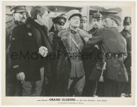 3p1978 GRAND ILLUSION 8x10.25 still R1960s Jean Gabin, Jean Renoir French classic!