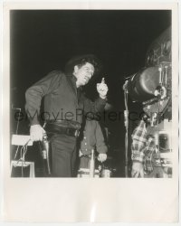 3p1980 HAVE GUN WILL TRAVEL candid TV 8x10.25 still 1960 Richard Boone directing behind the scenes!