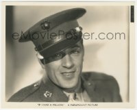 3p2001 IF I HAD A MILLION 8x10 key book still 1932 head & shoulders c/u of Gary Cooper in uniform!