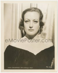 3p2022 JOAN CRAWFORD 8x10.25 still 1931 sexy in strapless dress & cool earrings from Possessed