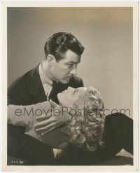 3p2029 JOHNNY EAGER deluxe 8x10 still 1942 sexy Lana Turner & Robert Taylor by Clarence Sinclair Bull!