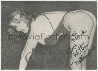 3p2033 KITTEN NATIVIDAD signed 5x7 REPRO photo 1990s sexy near-naked portrait bending over, Eroticise