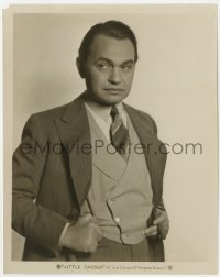 3p2037 LITTLE CAESAR 8x10.25 still 1930 best portrait of gangster Edward G. Robinson with cigar!