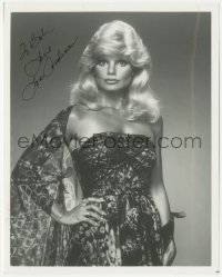 3p2040 LONI ANDERSON signed 8x10 REPRO photo 1980s standing portrait wearing sexy tight dress!