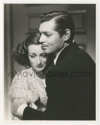 3p2041 LOVE ON THE RUN deluxe 7.5x9.5 still 1936 best c/u of Clark Gable & Joan Crawford by Hurrell!