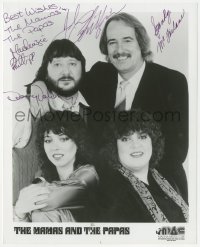 3p2049 MAMAS & THE PAPAS signed 8x10 REPRO photo 1967 by Mackenzie & John Phillips,McFarlane,Doherty