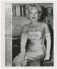 3p2053 MARILYN MONROE 8.25x10 news photo 1955 head of newly formed Marilyn Monroe Productions Inc.!