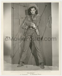 3p2092 PALEFACE 8x10 key book still 1948 posed portrait of Jane Russell narrowly escaping arrows!